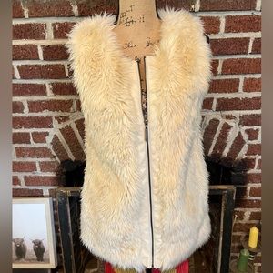kenzie faux fur "penny lane" vest